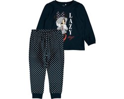 Name it Meisjes 2-delige Pyjamaset Minnie Mouse Dark Sapphire - 80