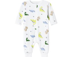 NAME IT NBMNIGHTSUIT ZIP WILD LIME DINO NOOS Jongens Pyjama - Maat 104