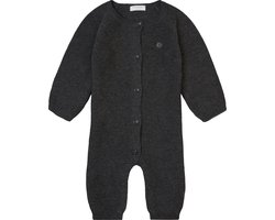 Noppies - Unisex Playsuit - Monrovia - long sleeve - Dark Grey Melange - Maat 44