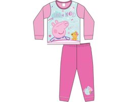 Peppa Pig pyjama - roze - Peppa Big pyama - maat 86/92