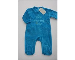 Picco Mini Baby Boxpak - Onesie - Jumpsuit - blauw - Best Mummy Ever - maat 62 (3 maanden)