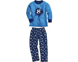 Playshoes - Pyjama - Blauw - Voetbal - Unisex - Maat 92