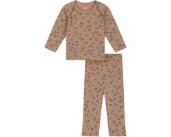 Prénatal baby pyjama animal - Meisjes - Dark Sand Brown - Maat 56