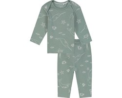 Prénatal baby pyjama onderwater rib - Jongens - Midgreen - Maat 68