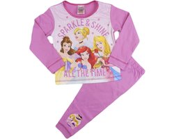 Princess pyjama - maat 92 - Disney Prinsessen pyama - roze