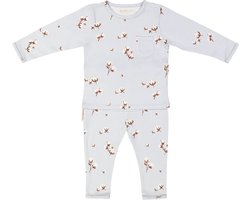 Puckababy baby pyjama/sleepsuit Sleepwear - 6-12m - Cotton Flower - Cotton