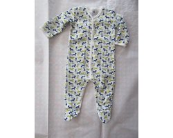 pyjama petit  bateau , wol katoen , met leeuwtje , blauw   18 maand 81