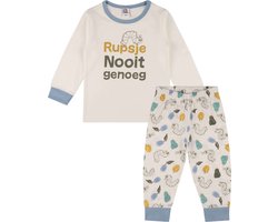 Rupsje Nooitgenoeg, 2022 pyjama jongens blauw- 62/68