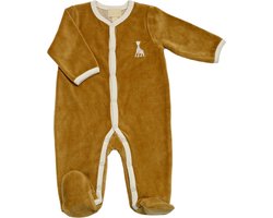 Sophie de giraf boxpakje - velours - camel - bruin - 1 Maand - 54 cm