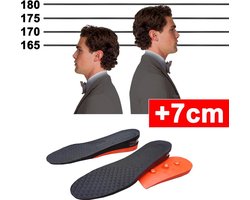 5cm verhogende inlegzolen voor mannen | wordt direct 7cm langer | 41-44 - Lifterz ®