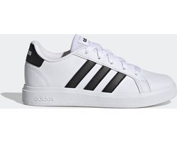 adidas Sportswear Grand Court Lifestyle Tennis Lace-Up Schoenen - Kinderen - Wit- 39 1/3