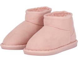 Apollo - Sloffen kinderen - Unisex - Suède - Roze - Maat 35/36 - Sloffen jongens - Sloffen meisjes