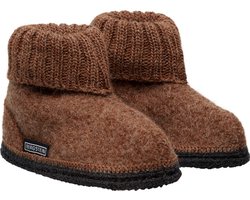 Bergstein Cozy Sloffen Unisex Junior - Brown - Maat 28