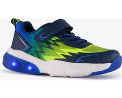 Blue Box jongens sneakers met lichtjes neon - Blauw - Uitneembare zool - Maat 29