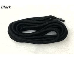 CHPN - Zwarte veters - Zwarte ronde veters - 130cm - Geschikt voor DrMartens laarzen - Universeel - Black laces