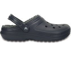 Crocs - Classic Lined Clog - Instap Sandaal - 45 - 46 - Blauw