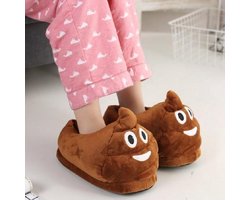 Grappige pantoffels | Drol Emoji Sloffen - One size Fits all (maat 34-40)