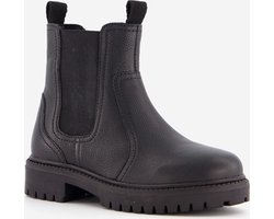 Hush Puppies leren kinder Chelsea boots zwart - Maat 26