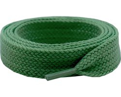 Hypedpair Veters - 120CM - 2CM Wijd - Groen - Green - Laces - o.a. geschikt voor Adidas Campus 00s