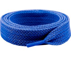 Hypedpair Veters - 140CM - 2CM Wijd - Blauw - Blue - Laces - o.a. geschikt voor Adidas Campus 00s