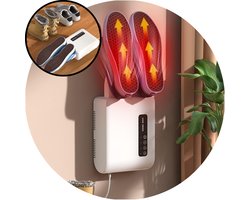 Montzys® Schoenendroger en Schoenverfrisser - Schoendroger Electrisch - Monteerbaar op de Muur - Elektrische Schoendrogers Schoenen Droger met Timer & Droogfunctie