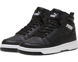 PUMA Puma Rebound V6 Mid WTR Jr Unisex Sneakers - Puma Black-Puma White - Maat 36