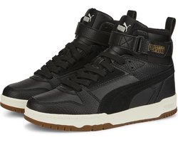 PUMA RBD Game WTR Jr Unisex Sneakers - Puma Black-Puma Black-Puma Team Gold - Maat 36