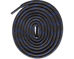 Ronde premium veters voor werkschoenen, wandelschoenen en trekkingschoenen - Polyester - ø 4,5 mm - Zeer scheurvast - Kleur: donkergrijs-blauw, Lengte: 120 cm