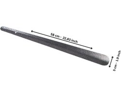 Schoenlepel Extra lang en stevig- roestvrije schoenlepel 58 cm - Extra long and strong stainless steel shoe horn- GRATIS KLEINE SCHOENLEPEL- BUY 1 GET 1 SMALL SHOE HORN FOR FREE