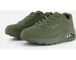 Skechers Uno Stand On Air Sneakers groen Textiel - Maat 32