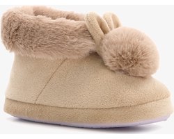 Thu!s kinder pantoffels konijn beige - Maat 28 - Sloffen