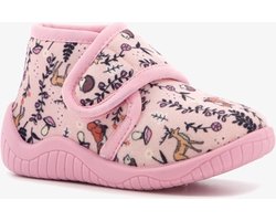 Thu!s kinder pantoffels met herfst print roze - Maat 21 - Sloffen