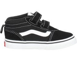 VANS TD Ward Mid V (SUEDE/CANVAS)BLACK/WHITE -Maat 20