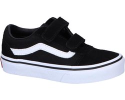 VANS YT Ward V (SUEDE/CANVAS)BLACK/WHITE -Maat 35