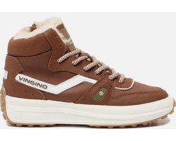 Vingino Max Mid sneakers cognac Leer - Maat 35