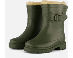 XQ Footwear Regenlaarzen groen Rubber - Maat 34