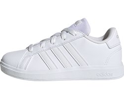 adidas Sportswear Grand Court Lifestyle Tennis Lace-Up Schoenen - Kinderen - Wit- 28 1/2