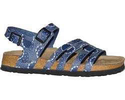 Birkenstock Almeria Smal Blauwdessin