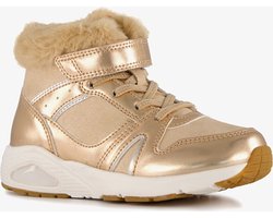 Blue Box gevoerde hoge meisjes sneakers goud - Maat 28 - Uitneembare zool