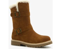 Blue Box gevoerde meisjes boots bruin cognac - Maat 33 - Uitneembare zool