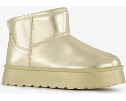 Blue Box gevoerde meisjes boots metallic goud - Maat 31 - Uitneembare zool