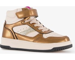 Blue Box hoge meisjes sneakers beige goud - Maat 29