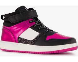 Blue Box hoge meisjes sneakers roze metallic - Maat 35