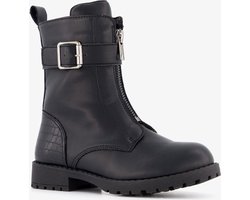 Blue Box meisjes boots met ritsen zwart - Maat 30 - Uitneembare zool