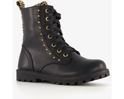 Blue Box zwartemeisjes veterboots met gouden studs - Maat 27 - Uitneembare zool