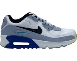 Nike Air Max 90 LTR (GS) - Wit / Blauw / Zwart / Grijs - Maat 39