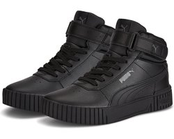 PUMA Carina 2.0 Mid Jr Meisjes Sneakers - Puma Black-Puma Black-Dark Shadow - Maat 35.5