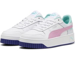 PUMA Carina Street Jr Meisjes Sneakers - PUMA White-Mauved Out-Mint - Maat 35.5