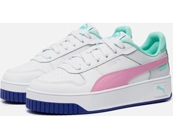 PUMA Carina Street Jr Meisjes Sneakers - PUMA White-Mauved Out-Mint - Maat 36