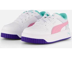 PUMA Carina Street PS Meisjes Sneakers - PUMA White-Mauved Out-Mint - Maat 30